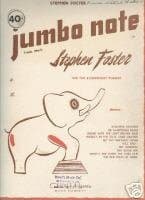 Jumbo Note - Stephen Foster - For the Elementary Pianist [Paperback] unknown author by null