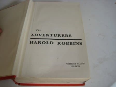 The Adventures [Hardcover] Robbins, Harold by null