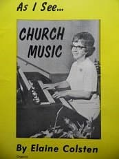 As I see church music Colsten, Elaine by null