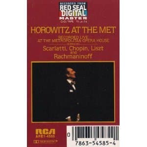 At the Met [Audio Cassette] Horowitz,Vladimir by null