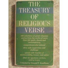 The Treasury of Religious Verse [Mass Market Paperback] Donald T. Kauffman by null