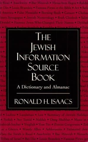 The Jewish Information Source Book: A Dictionary and Almanac [Paperback] Isaacs, Ronald H. by null