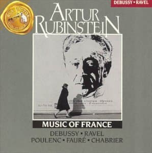 Music of France [Audio CD] Debussy; Ravel; Poulenc; Faure; Chabrier and Artur Rubinstein by null