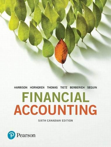 Financial Accounting, Sixth Canadian Edition Plus NEW MyLab Accounting with Pearson eText -- Access Card Package [Hardcover] Harrison, Walter; Horngren, Charles; Thomas, C.; Berberich, Greg and Seguin, Catherine by null