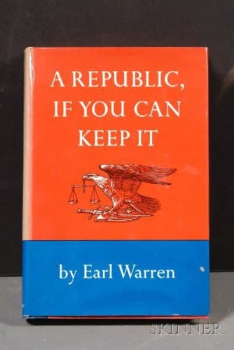 A Republic, If You Can Keep It [Hardcover] Warren, Earl by null