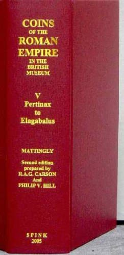 Coins of the Roman Empire in the British Museum (v. 5) [Hardcover] by null