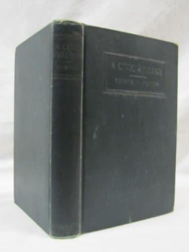 A Civic Biology Presented good cond. [Hardcover] Hunter, George W. by null