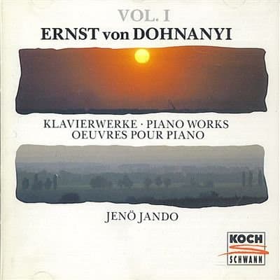Piano Works 1 [Audio CD] Jeno Jando and Dohnanyi