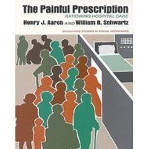 Painful Prescription: Rationing Hospital Care by Aaron, Henry J., Schwartz, William B., Sshwartz, William B.
