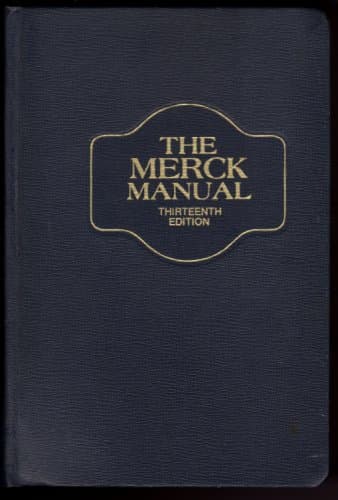 The Merck Manual Thirteenth Edition [Hardcover] BERKOW,ROBERT M.D. (ED) by null