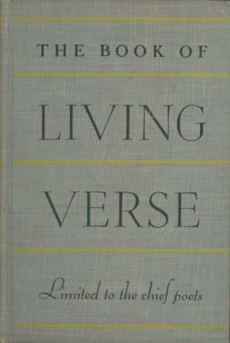 The Book of Living Verse [Hardcover] Louis Untermeyer by null