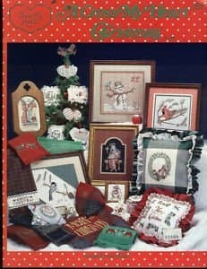 A Cross My Heart Christmas Counted Cross Stitching Craft Book [Pamphlet] by null