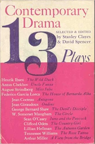Contemporary Drama; Thirteen Plays, American, English, European [Paperback] Clayes, Stanley & Spencer, David (Eds. ) by null