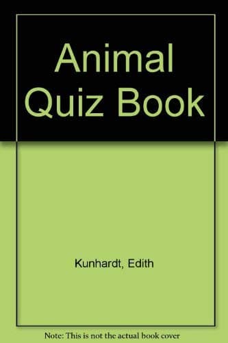 Animal Quiz Book Kunhardt, Edith by null