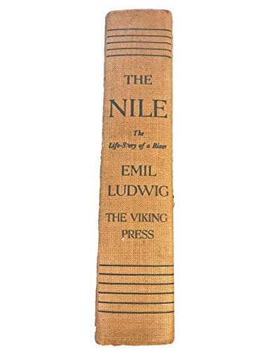 1937 Rare River History Book "The Nile; Life Story of a River" [Hardcover] unknown [Hardcover] Unknown by null