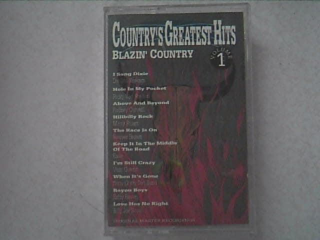 Country's Greatest Hits: Blazin' Country, Vol. 1 [Audio Cassette] by null