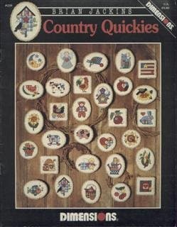 Cross Stitch Counted Country Quickies (Dimensions - #239 - Counted Cross Stitch) [Pamphlet] Brian Jackins by null