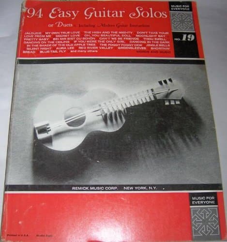 94 Easy Guitar Solos or Duets Including Modern Guitar Instructions by unknown author