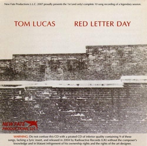 Red Letter Day [Audio CD] Tom Lucas by null