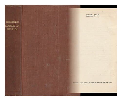 Dreiser Looks At Russia [Hardcover] Theodore Dreiser by null