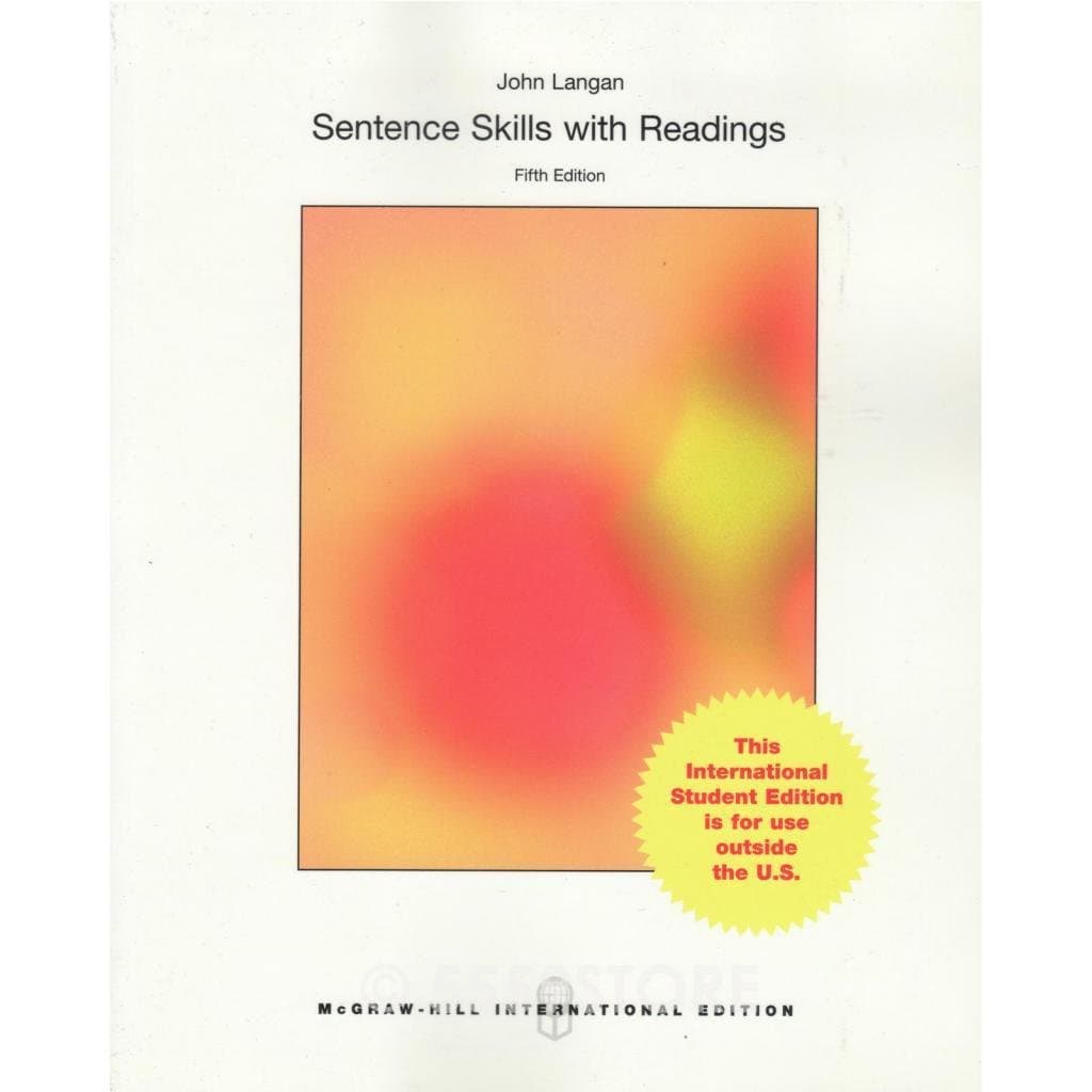 Sentence Skills with Readings [Paperback] John Langan by null