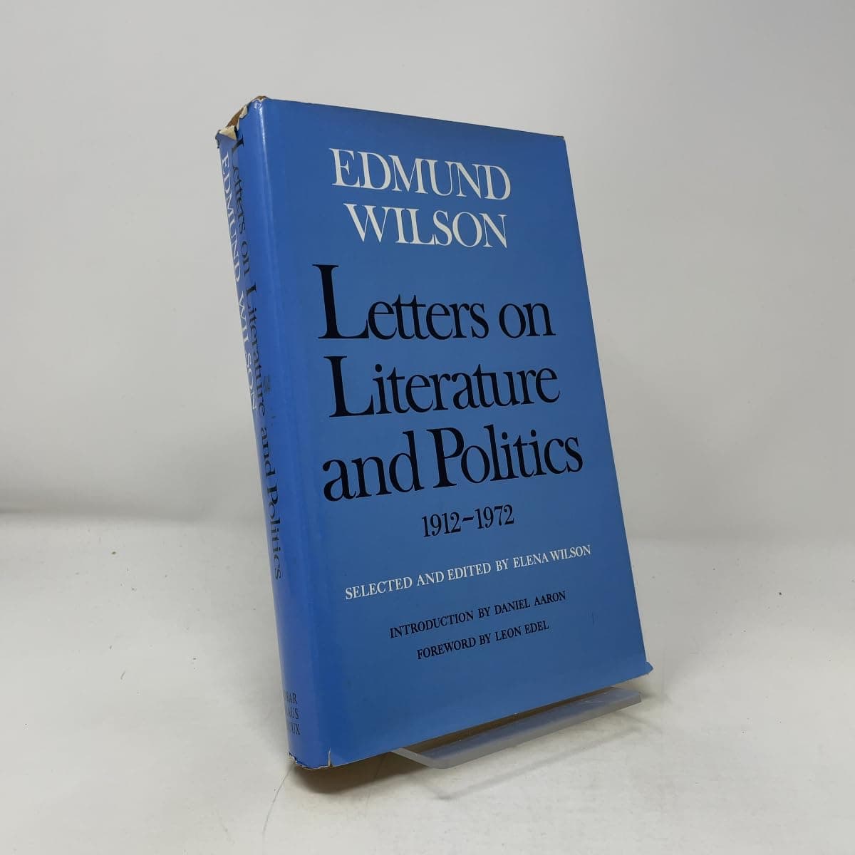 Edmund Wilson, Letters on Literature and Politics, 1912-1972 [Hardcover] Wilson, Edmund by null