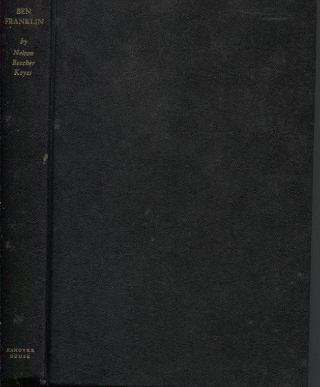 Ben Franklin. an Affectionate Portrait [Hardcover] Keyes, Nelson Beecher by null