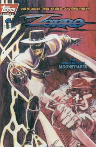 Zorro (1993 Topps) #4 [Unknown Binding] Don McGregor by null