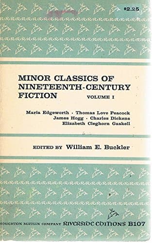 Minor Classics Of Nineteenth Century Fiction [Paperback] Various by null