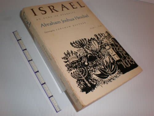 Israel: an Echo of Eternity [Paperback] heschel, abraham by null