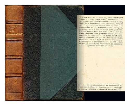 Les Faux-Monnayeurs [Hardcover] gide, Andre by null