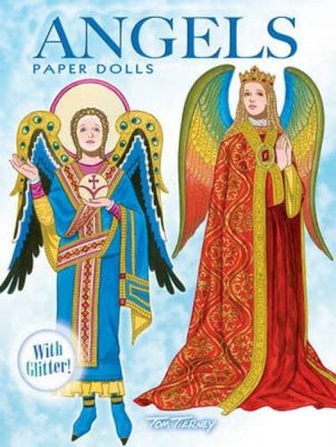 Angels Paper Dolls: with Glitter! (Dover Paper Dolls) Tom Tierney by null