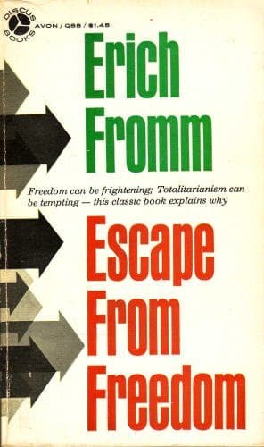 Escape From Freedom 1st (first) edition by Erich Fromm published by Avon Library (1000-01-01) [Paperback] [Paperback] Erich Fromm by null