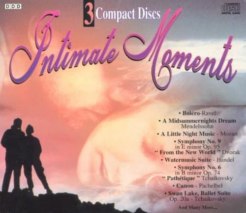 Intimate Moments [Audio CD] Ravel, Maurice; Weber, Carl Maria von; Tchaikovsky, Pyotr Il'yich; Mendelssohn, Felix [1]; Handel, George Frederick; Mozart, Wolfgang Amadeus; Bruch, Max; Brahms, Johannes; Dvorak, Antonin; Debussy, Claude; Puccini, Giacomo; Rachmaninov, Sergey; Beethoven, Ludwig van; Grieg, Edvard; Pachelbel, Johann; Sibelius, Jean; Smetana, Bedrich; Berlioz, Hector; Schubert, Franz [Vienna]; Kreisler, Fritz; Samo Hubad; Gunther Neidlinger; Werner Radtke; Christian Reiner; Libor Pesek; Henry Adolph; Hans Swarowsky; Bernhard G�ller; Igor Markevitch; J�rg Faerber; Oliver von Dohnanyi; Alberto Lizzio; Bystrik Rezucha; Tibor Szoke; Rolf Reinhardt; Anton Nanut; Ljubljana Radio Orchestra; Hamburg Symphony Orchestra; Bamberg Philharmonic Orchestra; Lotte Bamberger; Bamberg Symphony Orchestra; Slovak Philharmonic Orchestra; Slovakia Philharmonic Orchestra; Philharmonia Slavonica; South German Philharmonic; Belgrade Philharmonic Orchestra; Slovak National Philharmonic Orchestra; Mozart Festival Orchestra; SWR Baden-Baden and Freiburg Symphony Orchestra; SWF Sinfonieorchester Baden-Baden; Czech Philharmonic Orchestra; Symphonic Festival Orchestra; Stuttgart Chamber Orchestra; W�rttemberg Chamber Orchestra; Slovak Philharmonic Chamber Orchestra; Ernst Riedlinger and Bernhard Kontarsky by null