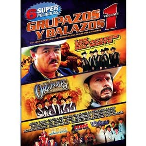 Grupazos Y Balazos Vol. 1 - 6 Peliculas - (Ya Llego Las Peliculas Perronas Con Tu Grupos Favoritos)