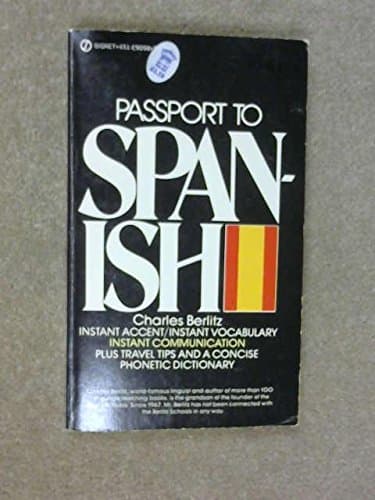 Passport to Spanish (Spanish Edition) Berlitz, Charles by null