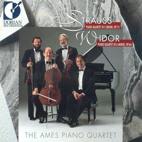 Strauss: Piano Quartet in C Minor, Op. 13 / Wildor: Piano Quartet in A Minor, Op. 66 [Audio CD] Richard Strauss; Charles-Marie Widor and The Ames Piano Quartet