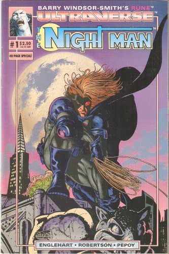 Ultraverse Night Man #1 October 1993 [Comic] Steve Englehart and Darick Robertson by null