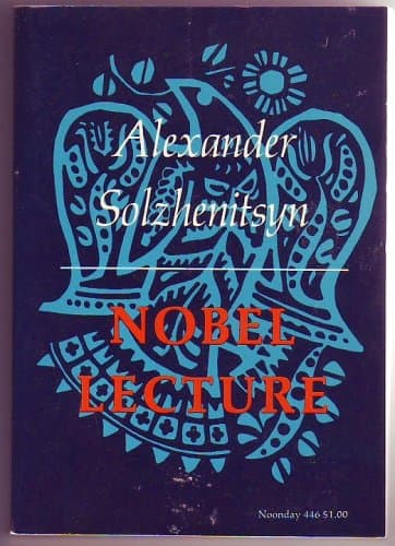 Solzhenitsyn Nobel Lecture [Paperback] Alexander Solzhenitsyn by null