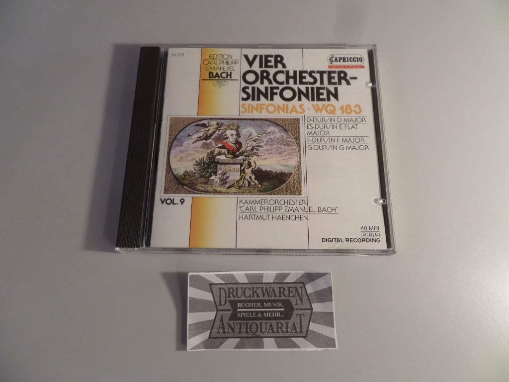 C.P.E. Bach: 4 Orchestral Symphonies With 12 Obligto Parts, Wq. 183 [Audio CD] Kammerorchester; Carl Philipp Emanuel Bach and Hartmut Haenchen