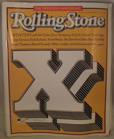 Rolling Stone - Twentieth Anniversary Issue, #512 by Jann S. (Editor): Wenner