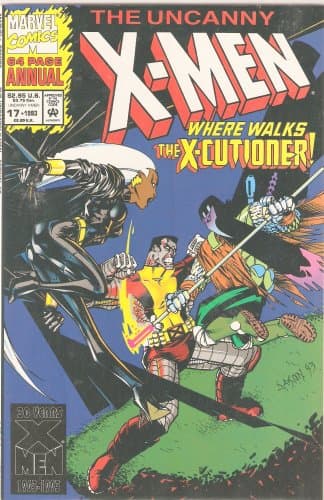 The Uncanny X-Men Annual #17 : The Gift Goodbye (Marvel Comics) [Comic] Scott Lobdell; Tom Grummett and Michael Bair