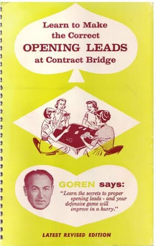 Learn to Make the Correct Opening Leads at Contract Bridge [Paperback] Alex Groner by null