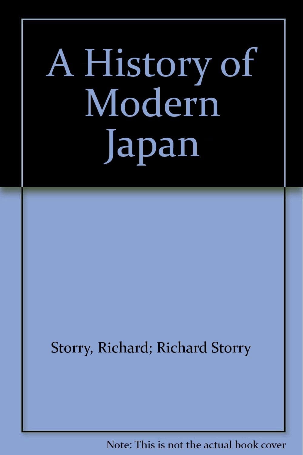 A History of Modern Japan by Richard Storry