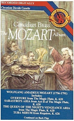 Mozart Album [Audio Cassette] Canadian Brass by null