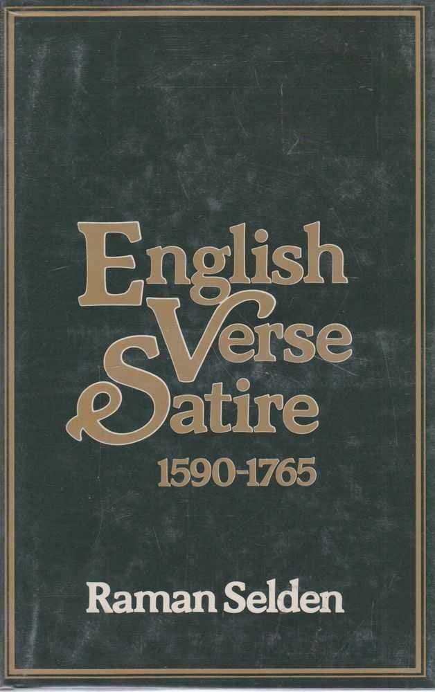 English Verse Satire, 1590-1765 [Hardcover] Selden, Raman by null