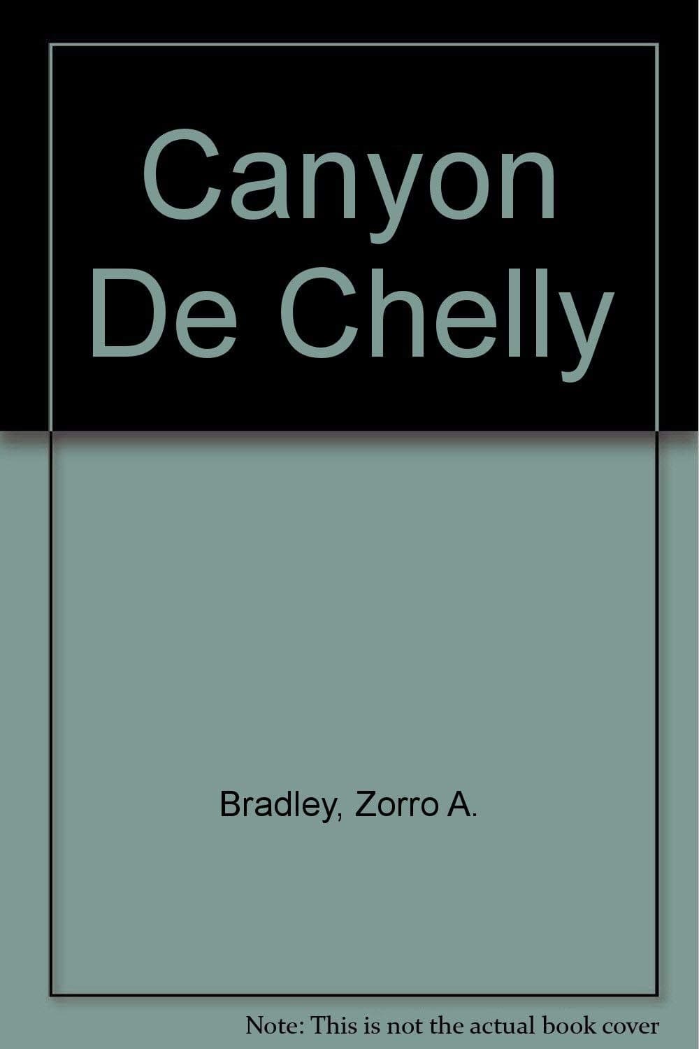 Canyon De Chelly [Paperback] Bradley, Zorro A. by null