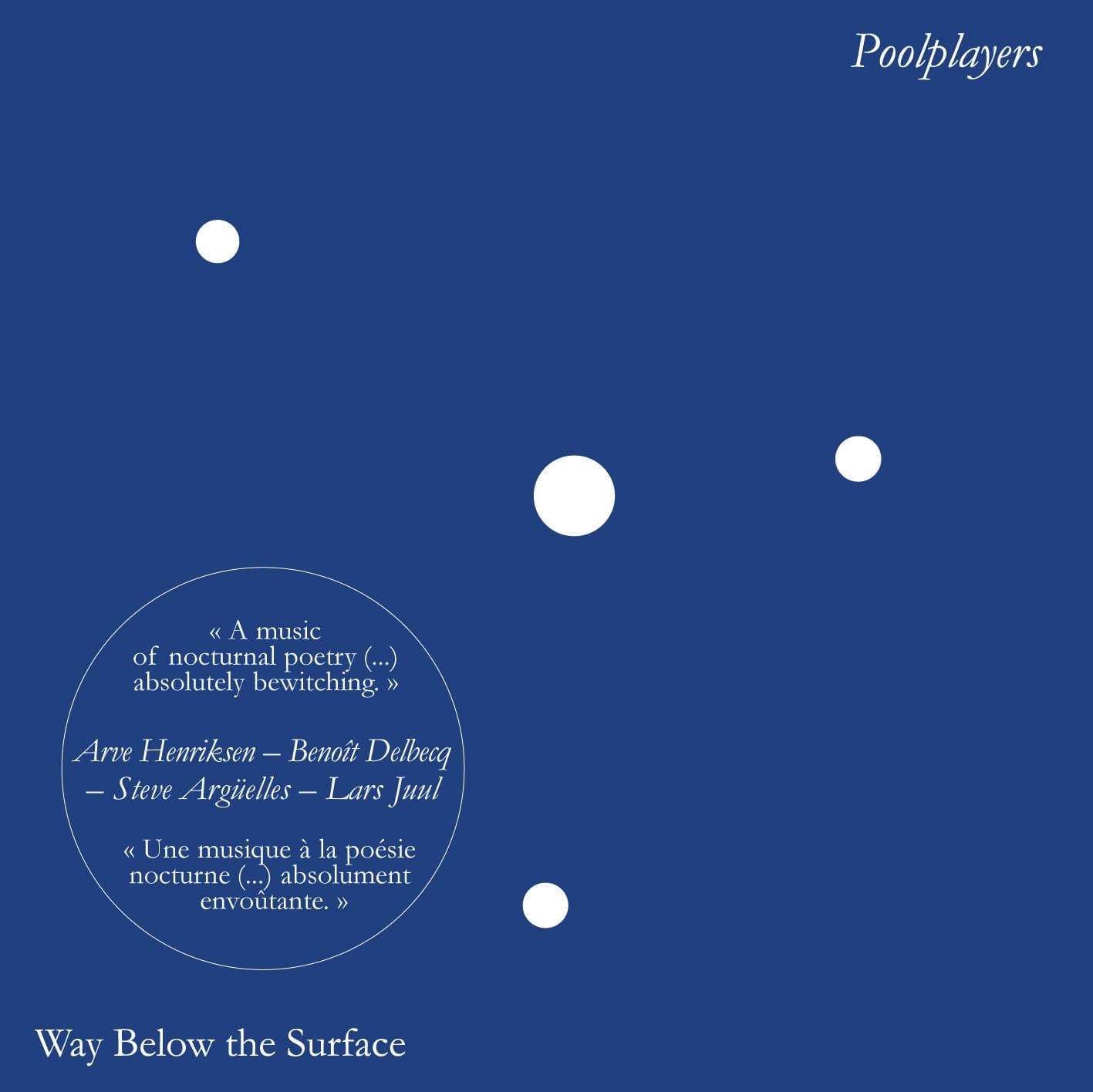 Way Below the Surface [Audio CD] POOLPLAYERS by null