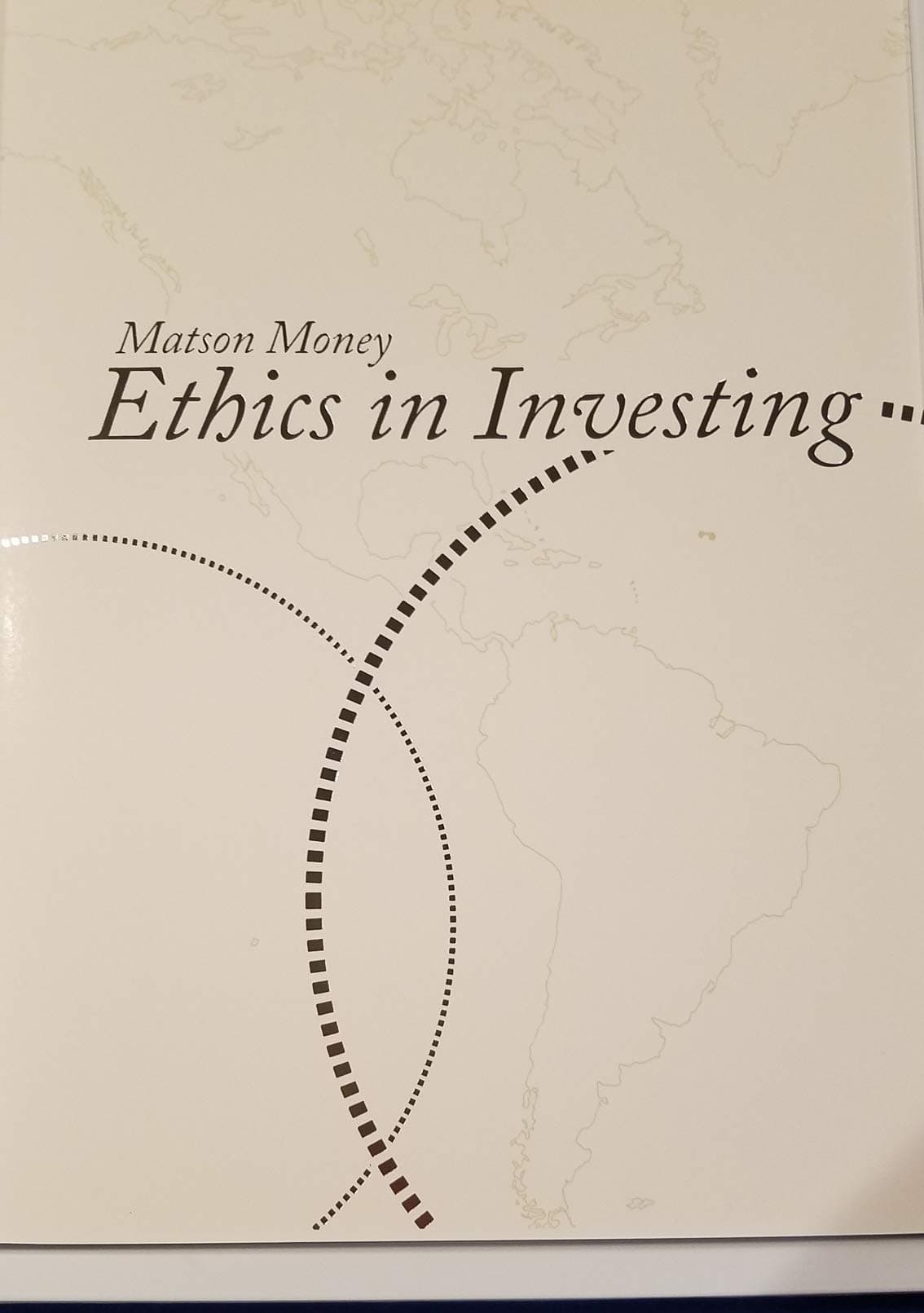 Matson Money Ethics in Investing [Paperback] Matson Money, Inc. by null