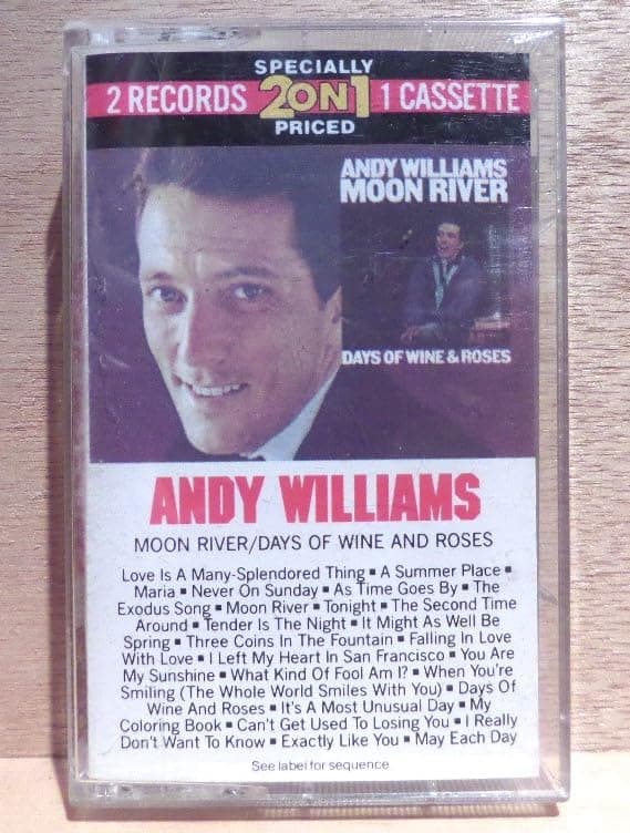 MOON RIVER/DAYS OF WINE AND ROSES [Audio Cassette] Andy Williams by null